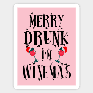 Merry Winemas. Magnet